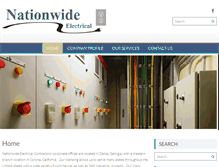 Tablet Screenshot of nationwideelectrical.net